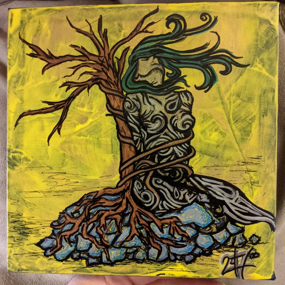 Canvas painting